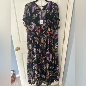Ava & Viv short sleeve floral dress